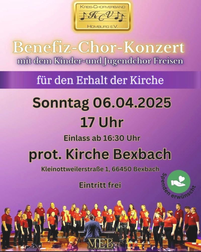 News-Beitrag mit Titel Benefiz-Chorkonzert in Bexbach 