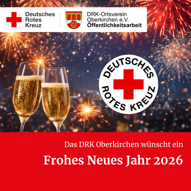 News-Beitrag mit Titel Das DRK Oberkirchen wünscht ein Frohes Neues Jahr 2026 