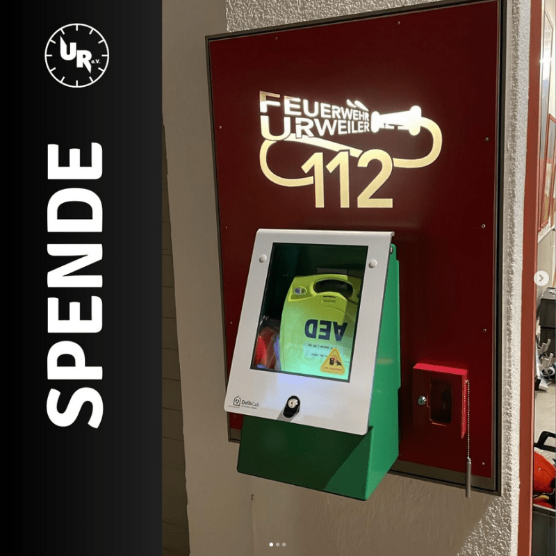 News-Beitrag mit Titel Lebensretter für Urweiler: AED jetzt öffentlich zugänglich! 🚨 