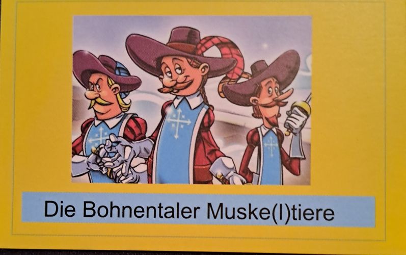 Ehrenamtsbörseneintrag mit Titel Bohnentaler Muske(l)tiere suchen Unterstützung